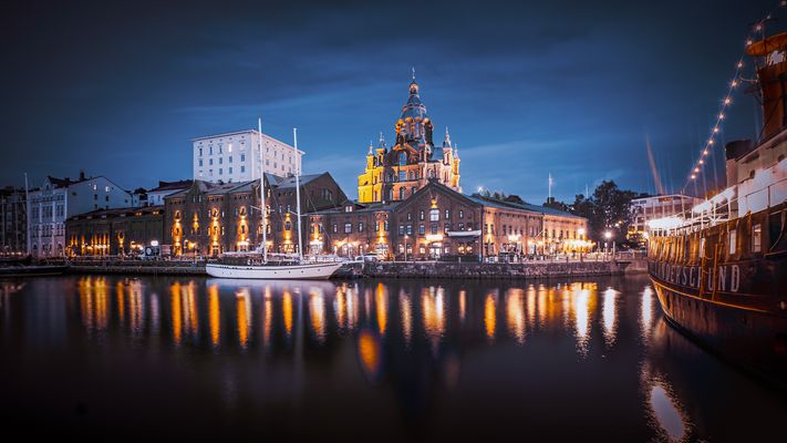 Kathedrale bei Nacht