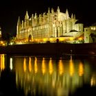 Kathedrale bei Nacht in Palma