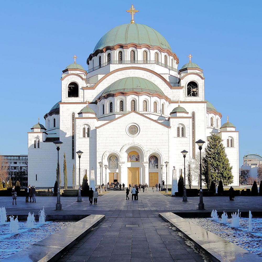 Kathedrale des Heiligen Sava in Belgrad (Hram Svetog Save)