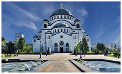 Kathedrale des Heiligen Sava in Belgrad (Serbien)