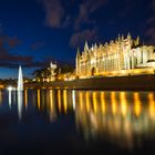 Kathedrale La Seu zur blauen Stunde