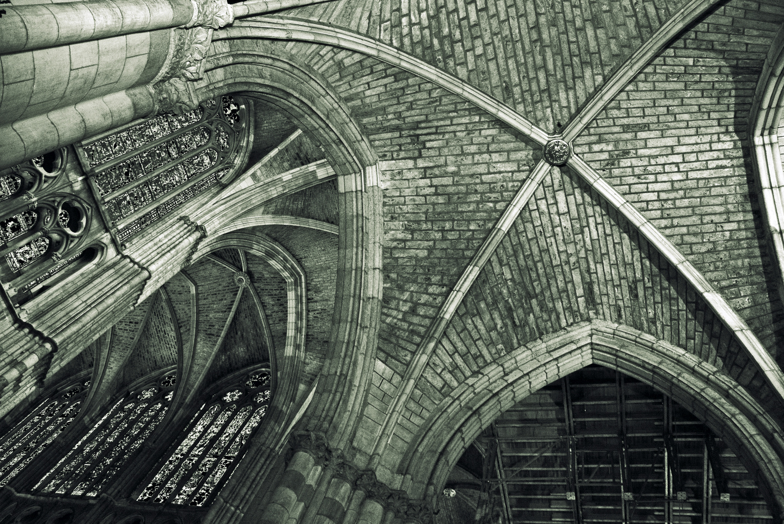 Kathedrale Leon (2) (monochrom)