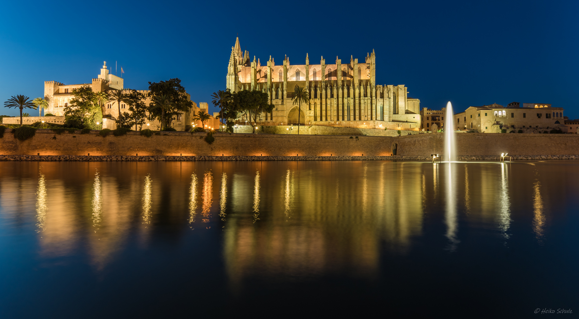 Kathedrale Palma de Mallorca und Königspalast