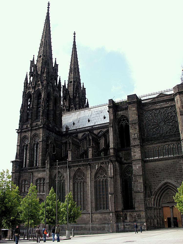 Kathedrale von Clermont-Ferrand, Auvergne, Frankreich