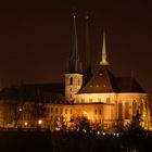 Kathedrale von Luxemburg bei Nacht