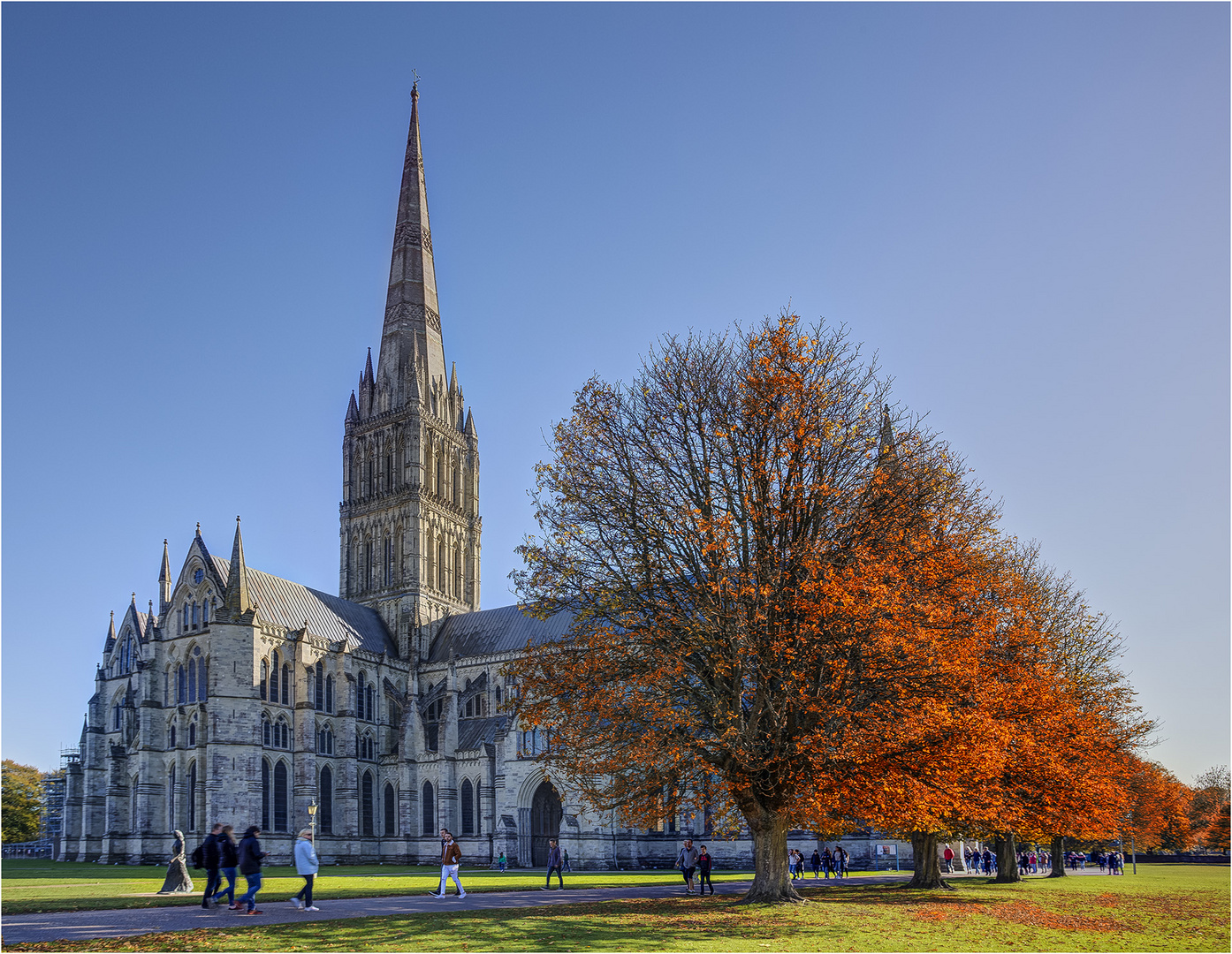 .. Kathedrale von Salisbury Foto & Bild world, herbst, maritim
