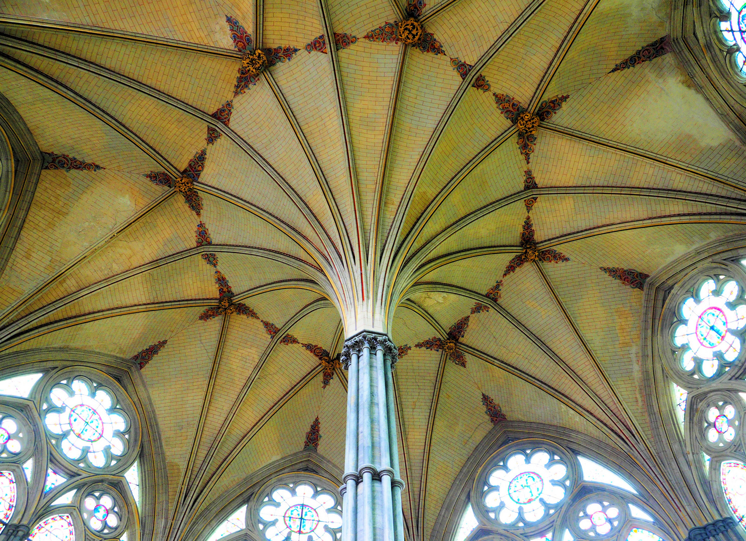 Kathedrale von Salisbury Gewölbe ...