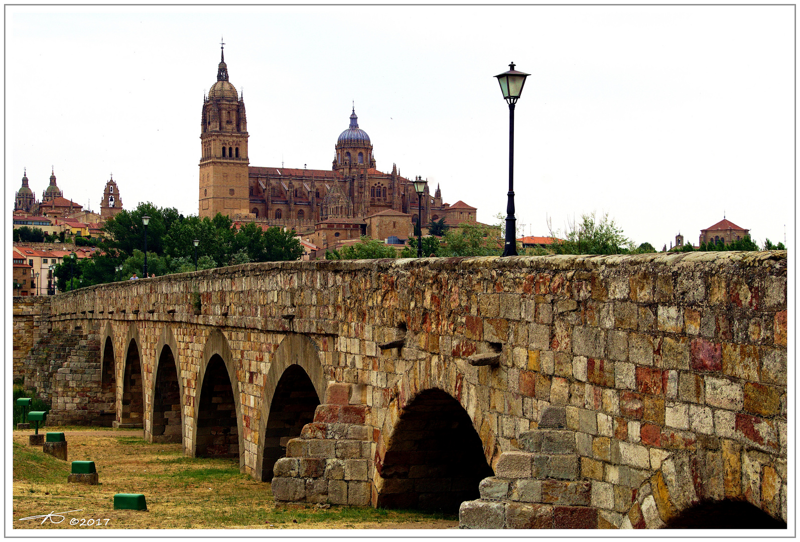 Kathedrale_Römerbrücke_Salamanca_170619