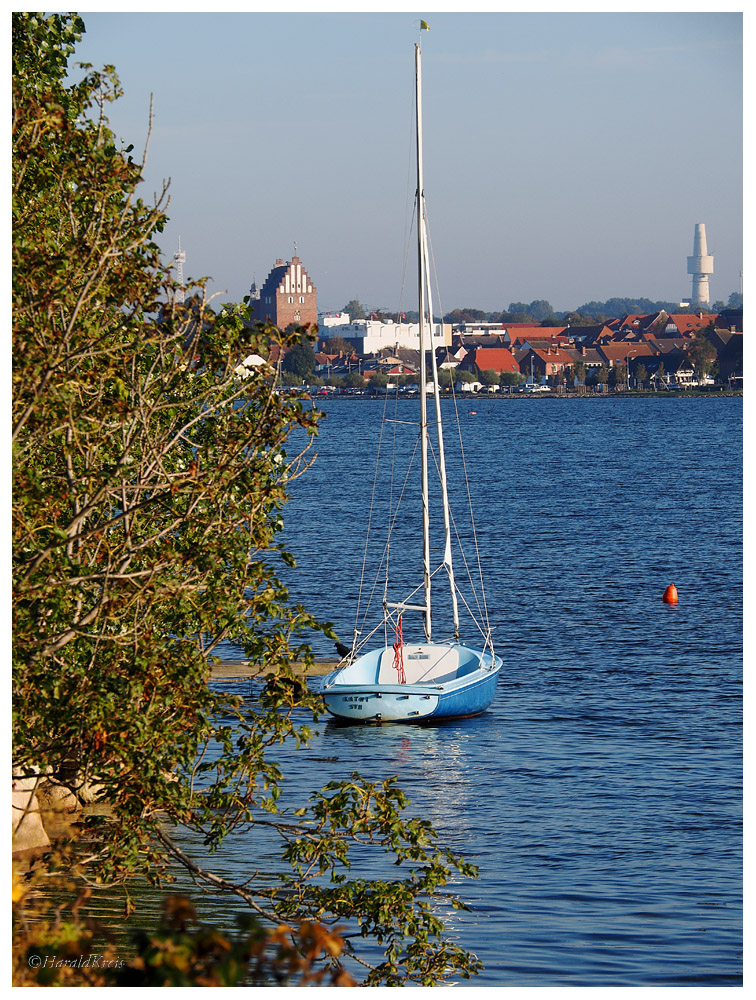 Kathi auf dem Binnensee