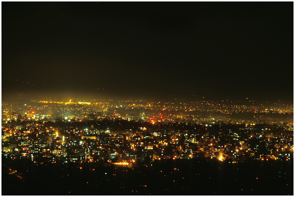 Kathmandu bei Nacht
