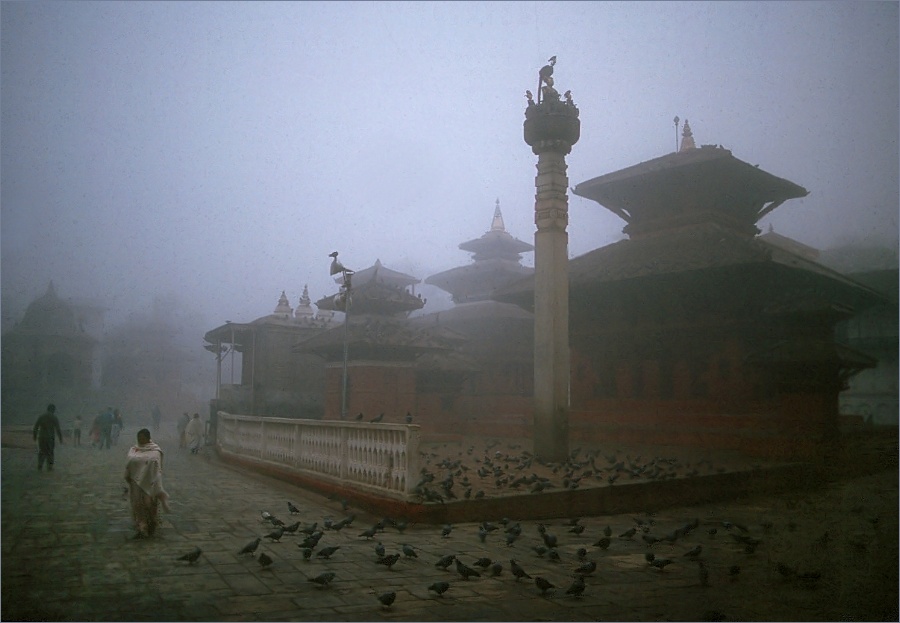 Kathmandu erwacht ...