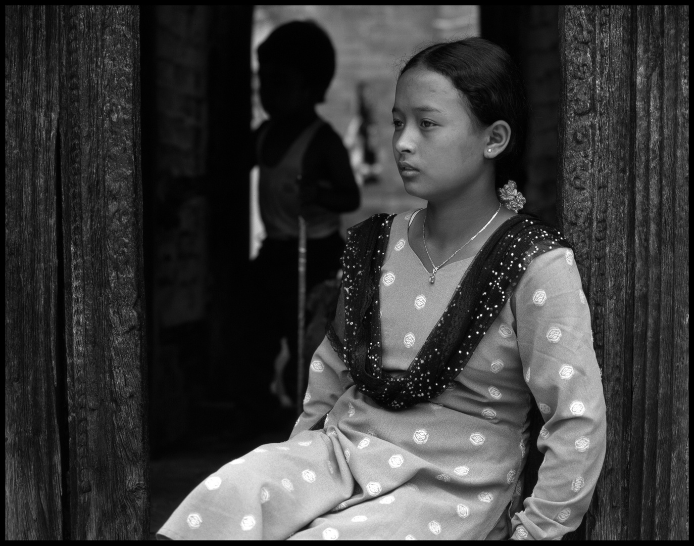 Kathmandu - Patan - Schoolgirl