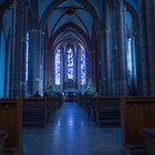 Katholische Kirche St. Stephan in Mainz- Chagall Fenster