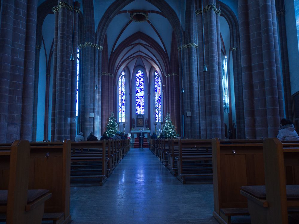 Katholische Kirche St. Stephan in Mainz Chagall Fenster