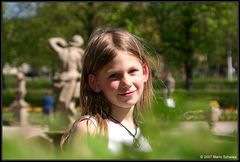 Kathrin im Weikersheimer Schloßpark