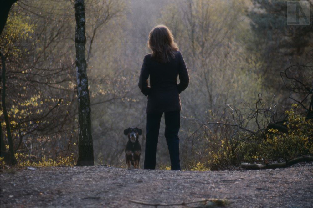 Kati mit Ricki - Hinsbecker Höhen 1982