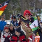 Kati Wilhem beim Weltcup in Ruhpolding 2009