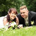 Katja und Maik im Stadtpark (Hochzeit)