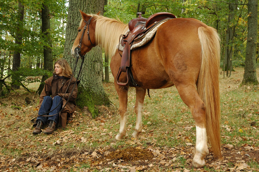 Katrin mit Amigo