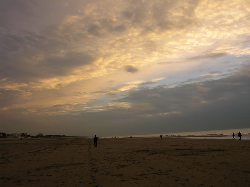 Katwijk Abenddämmerung