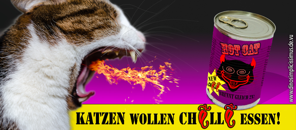 Katzen wollen Chilli essen!