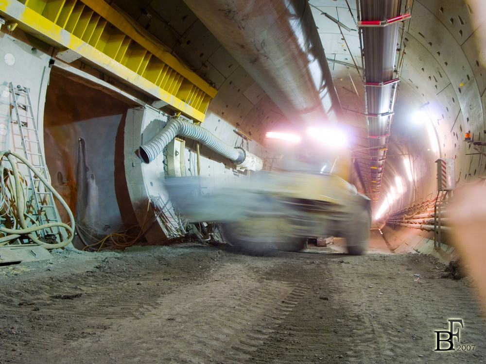 Katzenbergtunnel Querschlagbau