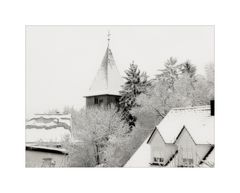 Katzwanger Kirche im Winterkleid