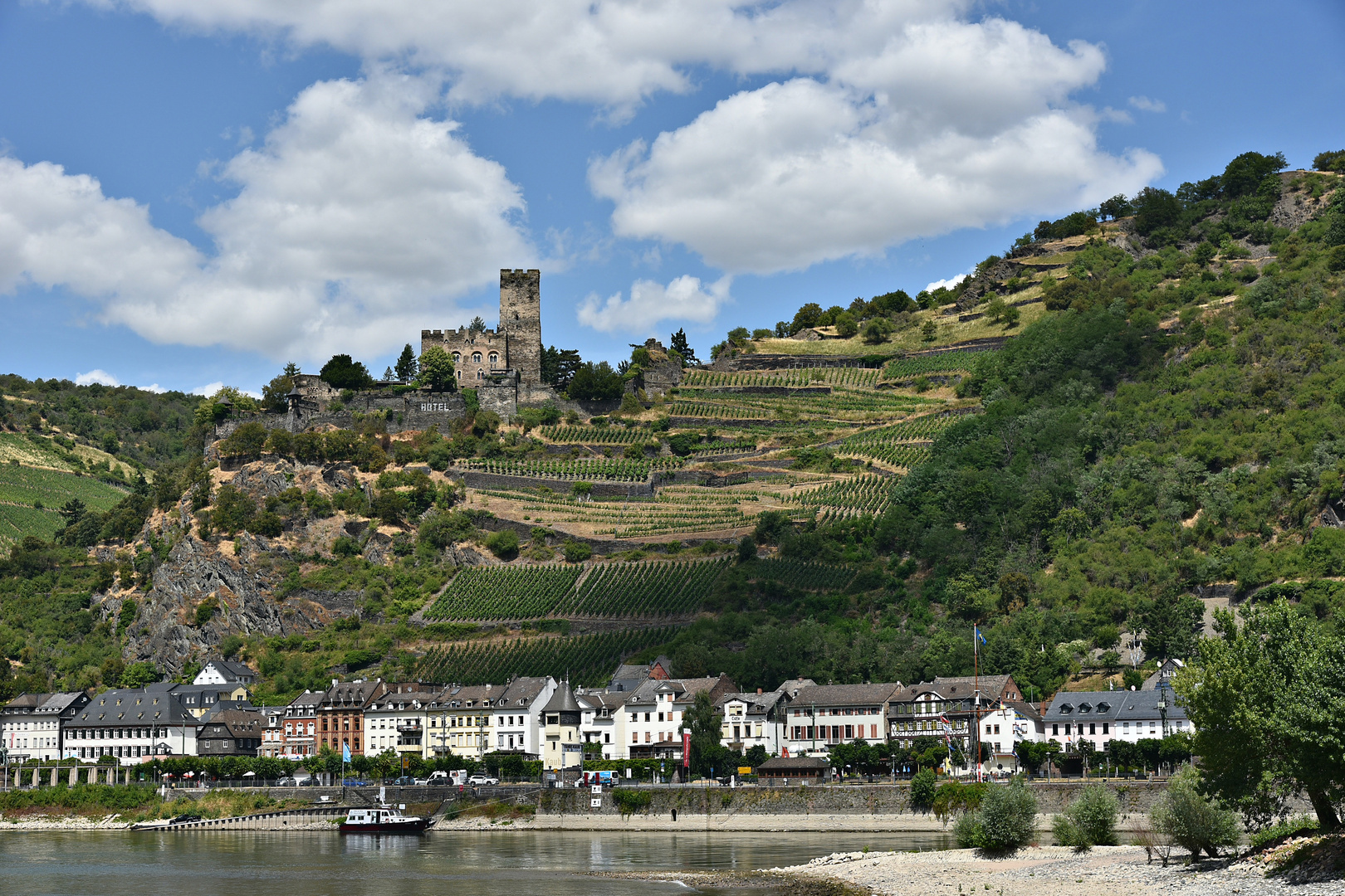 Kaub mit Burg Gutenfels