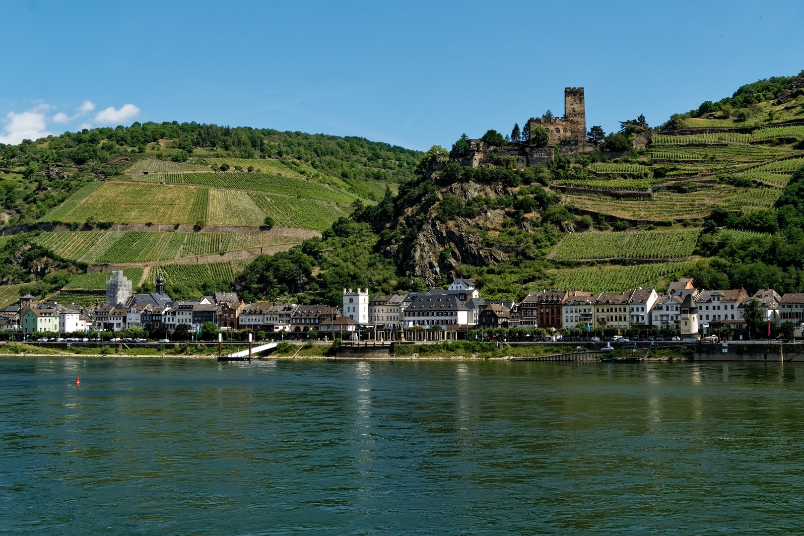 Kaub mit Burg Gutenfels