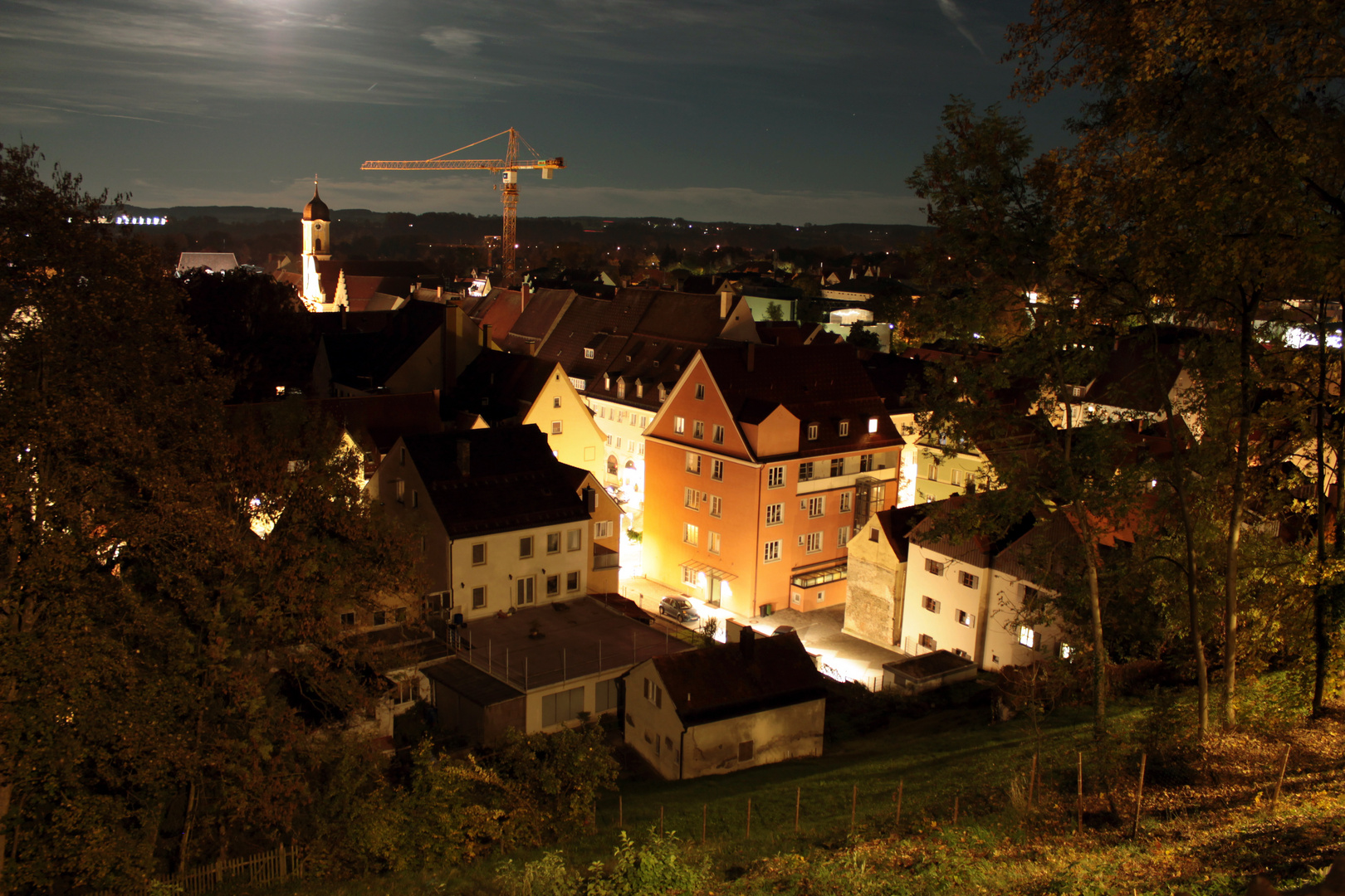 Kaufbeuren bei Nacht