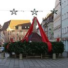 Kaufbeuren - Größter Adventskranz mit "echten Kerzen"