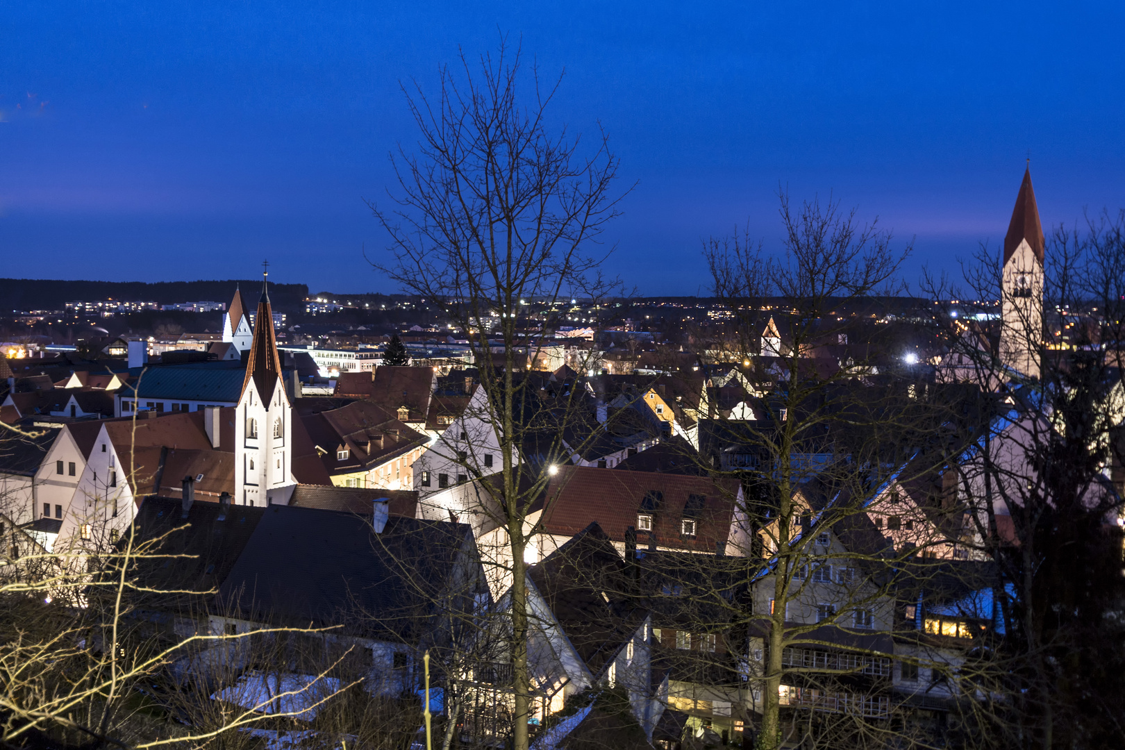 Kaufbeuren zur blauen Stunde