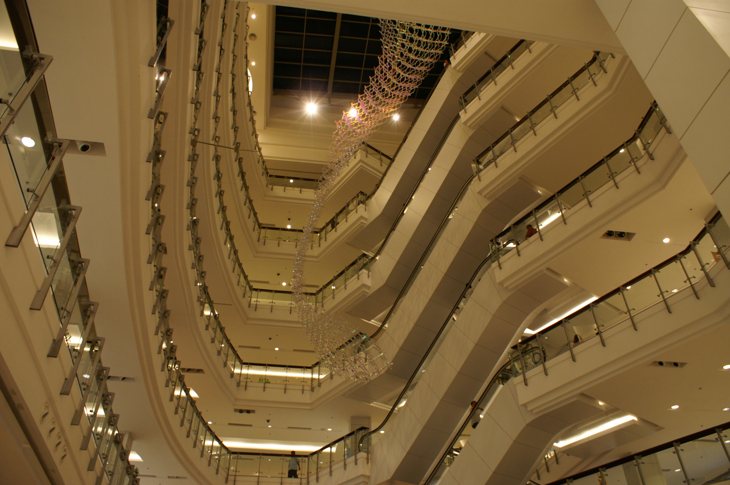 Kaufhaus innenhof in bangkok