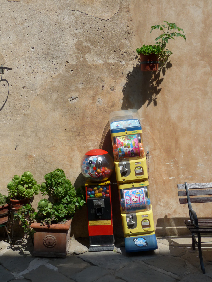 Kaugummiautomat in Populonia