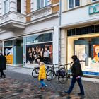 Kaum Besucher in der Rostocker Innenstadt