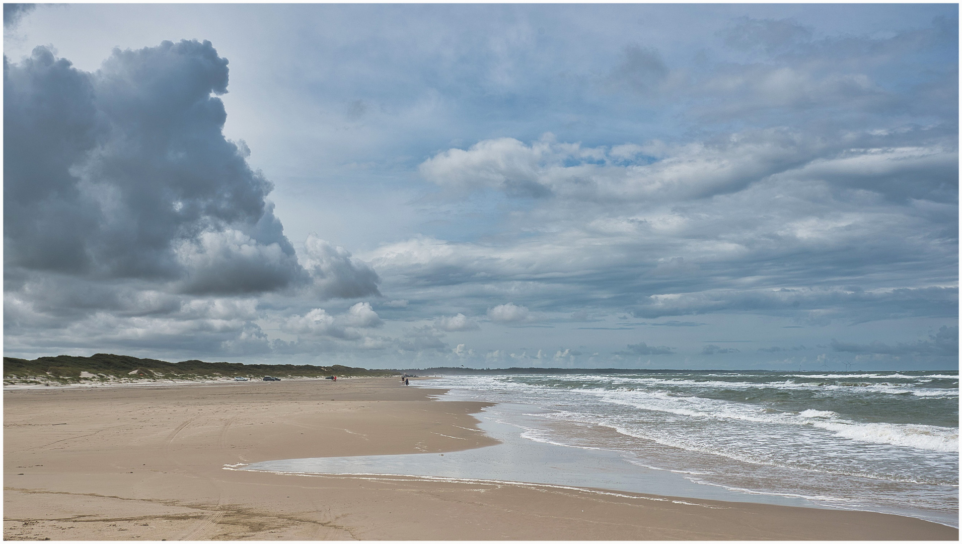 Kaum was los am Strand