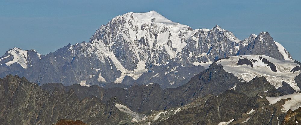 Kaum zu glauben das der Mont Blanc hier 70 km entfernt ist...