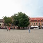 Kaunas: Nordseite des Rathausplatzes