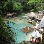 Kawasan Falls Resort von oben