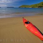 Kayak am Strand