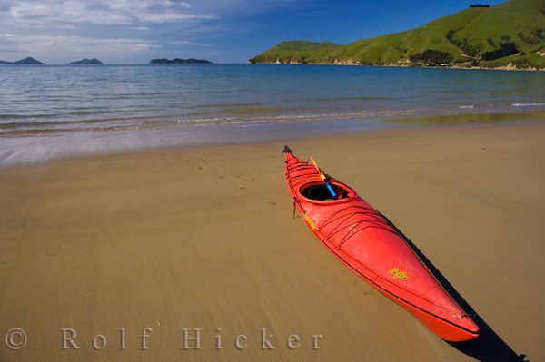 Kayak am Strand