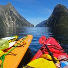 Kayak tour to Mitre Peak in Milford Sound