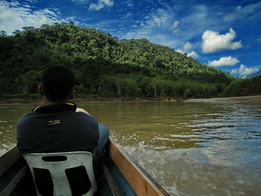 Kayaking in Borneo