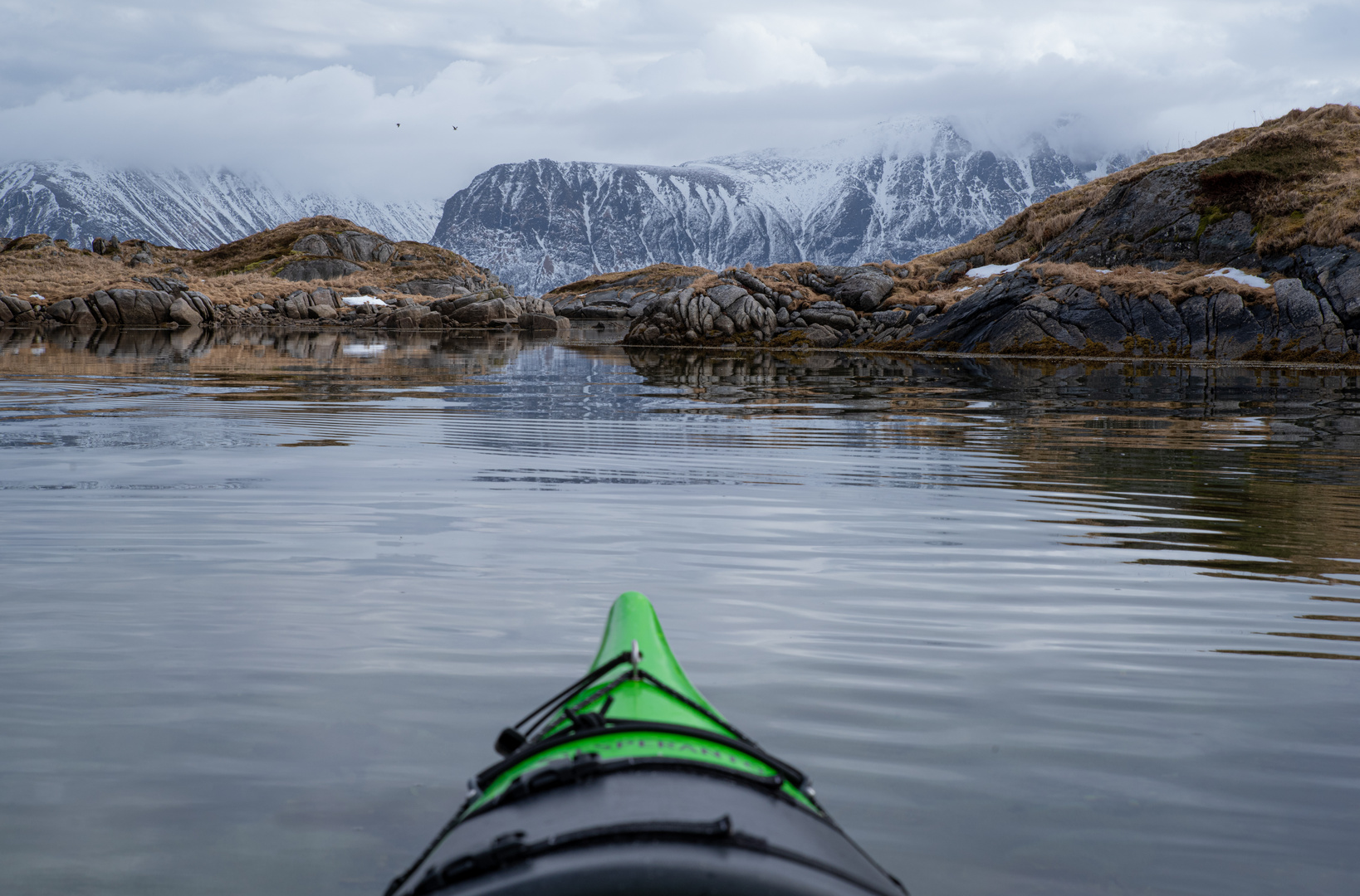 kayaking in Lofoten