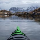 kayaking in Lofoten