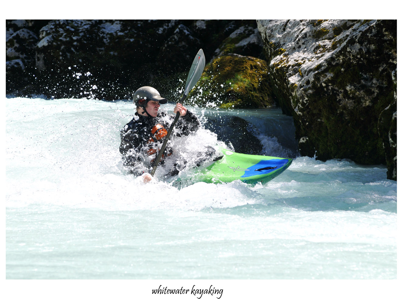 kayaking in slovenia 2011 (River Soca)