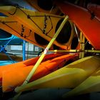 Kayaks de mer sur le port /Roscoff
