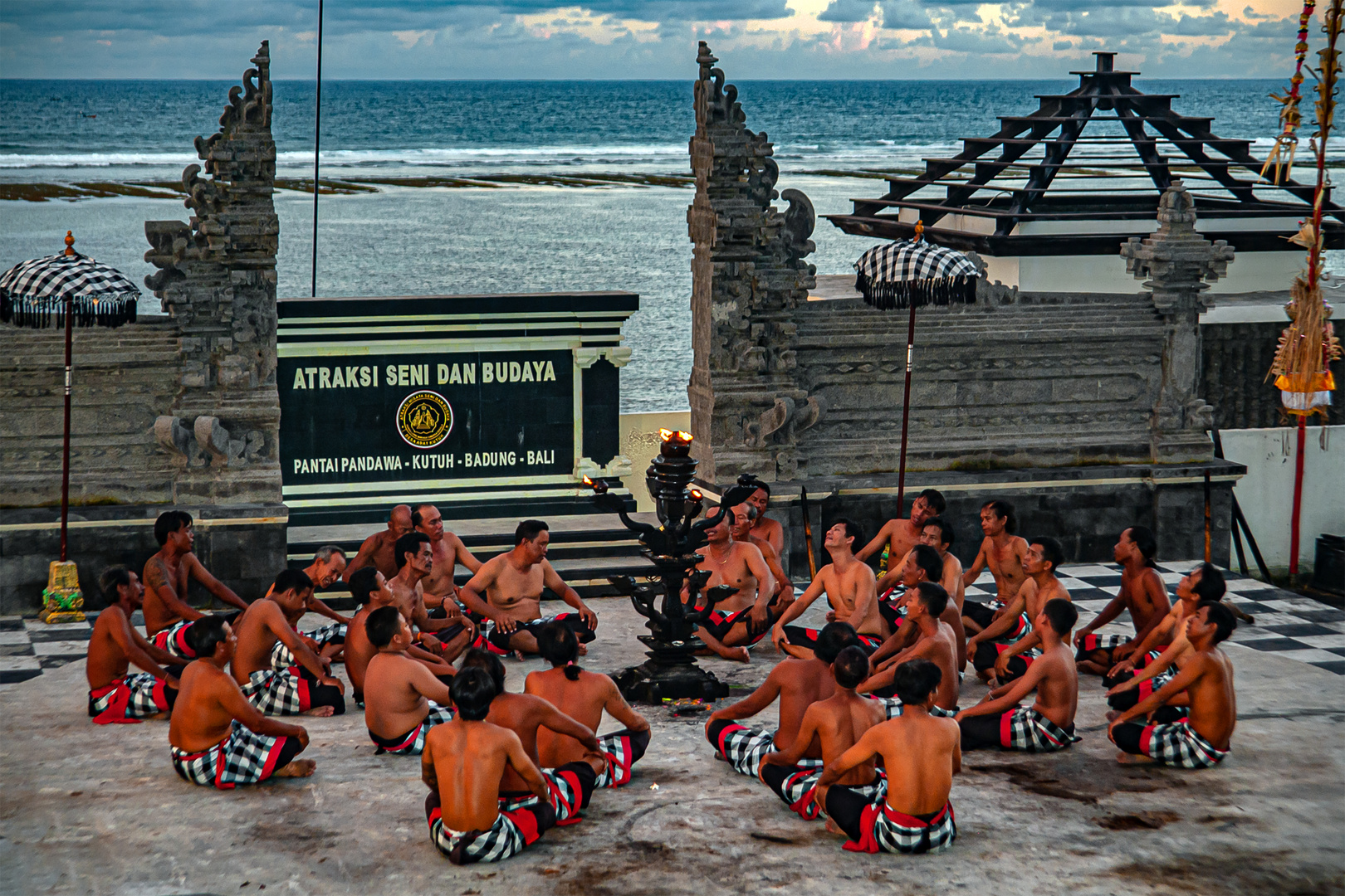 Kecak dance performance