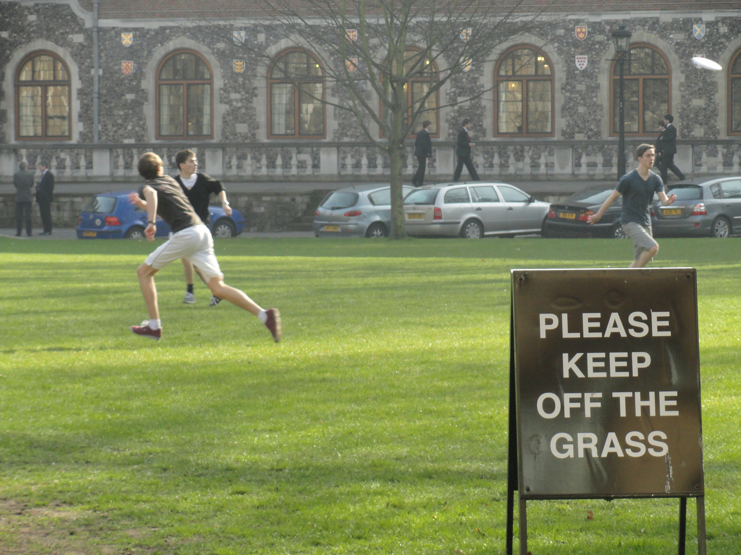 Keep OFF the grass