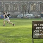 Keep OFF the grass